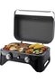 Attitude 2100 Lx, Portable Table Top, 2 Steel Burners, 5 Kw Power, Camping Gas Barbecue With Lid, Thermometer, Grill Grid And Plancha, Black"Min 1 year manufacturer " - 3