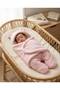 Baby Girl 0-12 Months Fiber Plush Welsoft Eared Cream Outer Baby Swaddle & Blanket Winter Sleeping Bag - 2