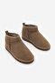 Women's Fur Lined Daily Boots Pasep Tobacco Brown Suede - 5