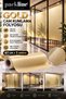Gold Glass Sandblasting Foil, Frosted Glass Film 61cm X 1Meter