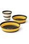S2S Frontier UL Collapsible Dinnerware Set [3 Piece] M and L Bowl w/Cup Multi