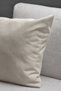 Luxury Profetblomma Light Beige Throw Pillow 50X50 cm – Fine Pattern, Soft Surface - 2