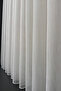 1-3 Regular Pleated Glittery Ulak Model Chain Striped Off-White Tulle Curtain - 5