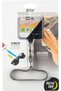 Hitch Phone Anchor + Stretch Strap, Adjustable Lanyard Clips To Phone, Cinch Earbuds Case/Hand Sanitizer/Lip Balm/Sunglasses, Charcoal