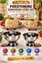 Set of 2 - Stainless Steel Pilaf and Halva Mold 9.5 cm 11 cm Round Presentation Portioning Mold - 2
