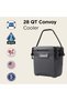 Convoy Heavy-Duty Insulated Hard Cooler with handles| large capacity| Keeps Ice for up to 5 Days| Full foam insulation| Large Durable Portable Cool Ice Box for Rugged Outdoor Use & Jobsites - 2