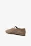 Bard Mink Suede Leather Women's Stoned Ballerinas - 2