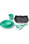 Camp Dinnerware Set with Mesh Sack 6 Pieces by - 3