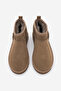 Women's Fur Lined Daily Boots Pasep Tobacco Brown Suede - 7