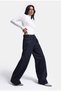 Women's Indigo Selvedge 7W6-50 Barrel Fit Belt Detailed Denim Jeans - 4