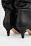 Women's Bellows Boots Pointed Toe Thin Heeled Long Casual Stylish Boots - 7