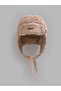 Baby Girl Welsoft Hat Ear Protection Winter Hat Lace-Up Plush Beanie (3-18 Months)