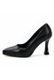 Women's Pointed Toe Thin Heeled Classic Evening Dress Shoes with Platform Detail - 4