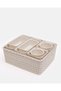 Beige Plastic Storage Basket Set (10 Piece) - 7