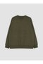 Green Oversize Women's Thick Sweatshirt Tunic - 5