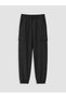Black Boy Cargo Pants - 3