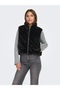 Onldana Faux Fur Reversible Waistcoat Otw Cc Women's Coat 15348986 Black - 2