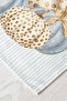 Autumn Themed Decorative Dining Table Digital Printed Runner with Pumpkin Figures and Striped Patterns 40X14 - 4