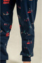 Boy's Long Sleeve Pajama Set (with Socks as a Gift) - 5
