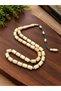 Natural Camel Bone Capsule Cut 8X12 mm System Tassel Rosary