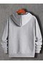Men's Los Angeles Print Design Trendy Oversize Hooded Sweatshirt Relaxed Fit Casual Sports - 2