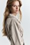 Belted short trench coat - 4
