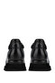 Men's Genuine Leather Black Casual Shoes - 4