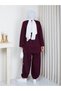 Women's Oysho Sports Set with Plum Garnish Asf428 - 3