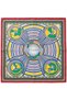 The Optical Symphony 100% Silk Scarf 50X50 cm
