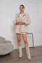 Women's Stone Epaulet Detailed Waist Gathered Lightweight Jacket Pc4408 - 5