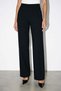 Black Straight Cut Pants - 3