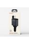 Earl­dom ES-CC38 66W Retractable Car Charger with Built in 80cm Type-C and Lightning Cables Multi-Port Fast Charging Adapter for 12V-24V - 6