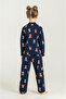 Girl's Pajama Set with Shirt Collar (with Socks as a Gift) - 4
