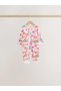 100% Cotton Orange Colored Floral Patterned Reversible Zippered 4-Piece Sleeping Bag Set Alyg79776 - 3