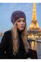 Women's Painter Beret with Side Brooch Decoration and Plush Texture - 3