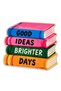 Eta Havuz Colorful Books Pattern Modern Woven Base Decorative Carpet Eta4232
