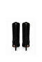Genuine Suede Leather Women's Boots 346 Black Suede (Black Suede) - 7