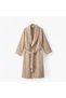 Serena Family Bathrobe Set 10 Pieces 100% Cotton Jacquard Dark Beige-Navy Blue M/L - 2