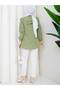 Women's Cagla Front Flounce Layered Collar Shirt Asf401 - 3