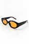 Women's Vibe 95 Sunglasses Uv400 Black Orange - 3