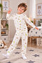 Boy's Animal Patterned 2-Piece Pajama Set - 3