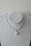 4 mm Pink Quartz Heart Natural Stone Necklace - 2