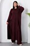 Crew Neck Slit Pants Double Set Pl2611 - 7
