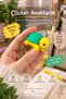 Tospik Turtle Clicker Keychain Bag Ornament Fidget Stress Toy - 2