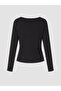 Quality Pieces from Çelebi Store Asymmetrical Roba Collar Gathered Blouse - 3