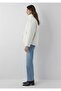 Stand Collar Jacket White Onyx - 5
