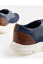 Men Navy Derby Shoes - 4