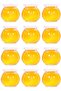 Yogurt Jars 12 Pack, Glass Pudding Jars with Lids, Glass Containers, Mason Jar Wedding Favors Honey Pot Shower Favors Mousse and More (100ml)