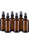 Glass Spray Bottles for Oil, Hair, Plants Water Empty Fine Mist and Refillable Mini Travel Size Bottle for Cleaning Solutions, Essential Oil Sprayer and Nozzle 6 Pack (30ml)