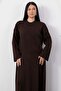 Crew Neck Slit Pants Double Set Pl2611 - 2